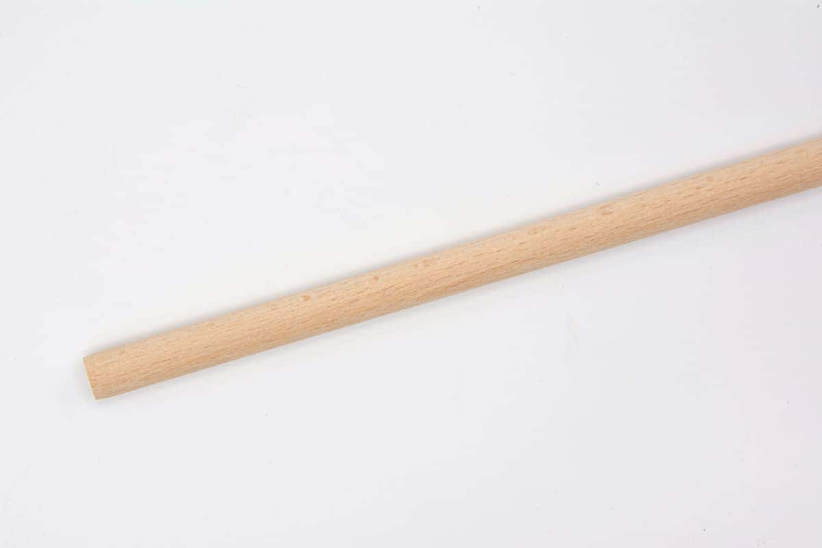 ein Holzstab, Buche