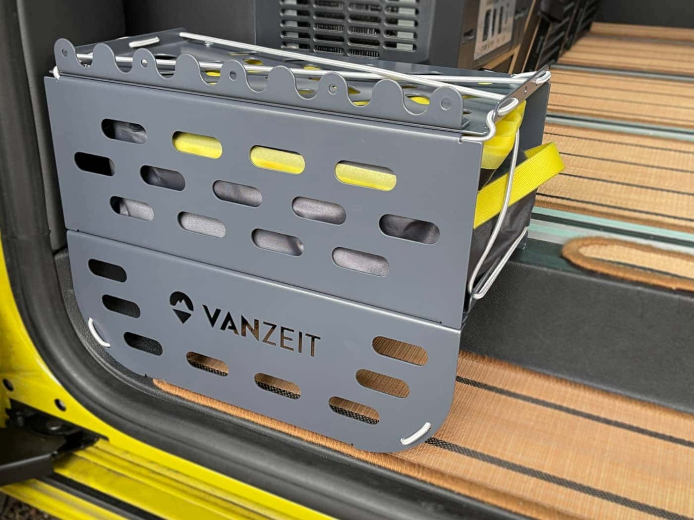 VANZEIT ® Trittstufenregal mit Organizer