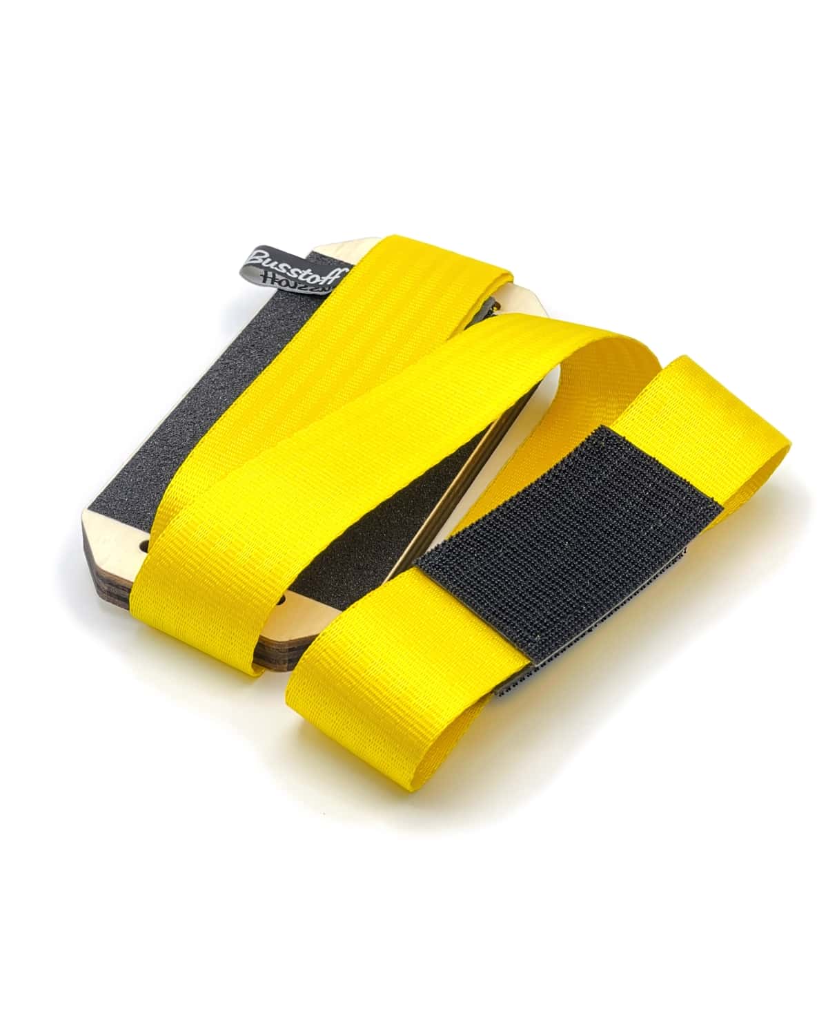 50 mm Gurtband und 3M Dual Lock für festen Halt bis 100 kg