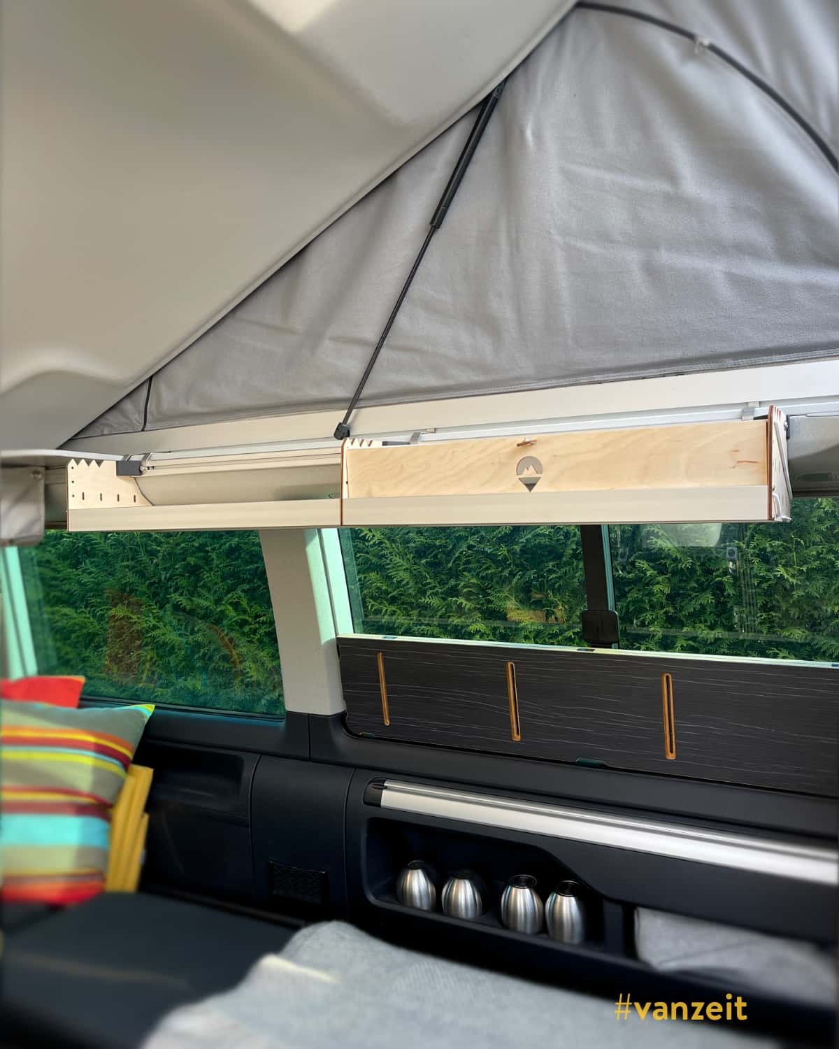 120 cm Regal mit Verlängerung im California Aufstelldach